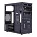 EUROCASE skříň MC X203 black, micro tower, without fans, 2x USB 2.0 MCX203