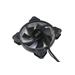 EUROCASE ventilátor RGB 120mm (Turbine blade, FullControl Led), set 2ks + controller FAN-rgbFR2417-2