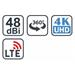 EVOLVEO Jade 1 LTE, 48dBi aktivní venkovní anténa DVB-T/T2, LTE filtr tdejade1