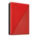 External HDD WD My Passport 2.5'' 4TB USB 3.2 Red WDBPKJ0040BRD-WESN