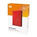 External HDD WD My Passport 2.5'' 4TB USB 3.2 Red WDBPKJ0040BRD-WESN