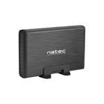 Externí box pro HDD 3,5" USB 3.0 Natec Rhino, černý, včetně napájecího adaptéru NKZ-0448