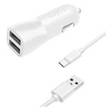 FIXCC15-2UC-BK autonabíjačka 2xUSB+kábel 8591680114825