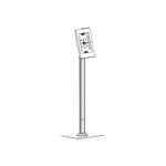 FL15-650WH1, Neomounts by Newstar floor stand lockab