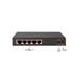 FSD-503 switch 5x 10/100Base-TX, 10", kov, fanless