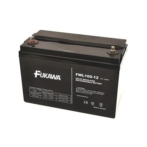 FUKAWA olověná baterie FWL 100-12 do APC/ AEG/ EATON/ Powerware/ 12V/ 100Ah/ životnost 10let/ M6 11512