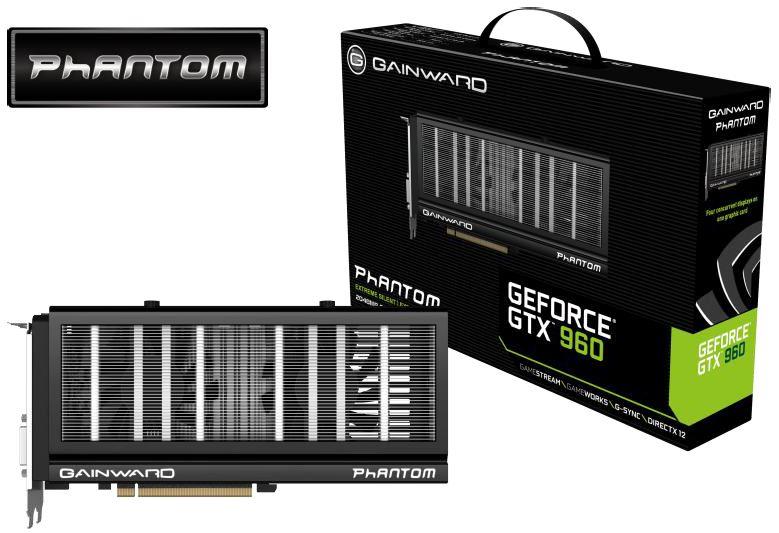 Gainward GeForce GTX 960 Phantom, 2GB GDDR5 (128 Bit), HDMI, 2xDVI, DP 426018336-3415