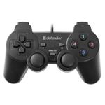 Gamepad Defender Omega, 12tl., USB, čierny, vibračné, Windows R XP/VISTA/7/8/10 64247