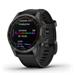 Garmin Fenix 7S PRO Sapphire Solar, Titan Carbon Gray / Black Band 010-02539-25