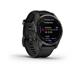 Garmin fenix 7s PRO Solar, Gray/ Black Silicone Band 010-02539-13