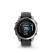 Garmin fenix E - 47mm, AMOLED, Slate Gray Steel/Black, Black band 010-03025-01