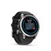 Garmin fenix E - 47mm, AMOLED, Slate Gray Steel/Black, Black band 010-03025-01