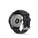 Garmin fenix E - 47mm, AMOLED, Slate Gray Steel/Black, Black band 010-03025-01