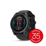 Garmin fenix E - 47mm, AMOLED, Slate Gray Steel/Black, Black band 010-03025-01