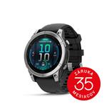 Garmin fenix E - 47mm, AMOLED, Stainless Steel/Graphite, Black band 010-03025-00