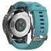 GARMIN GPS chytré hodinky fenix5S Silver Optic, Blue band 010-01685-01