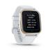 Garmin Venu® Sq 2, Cream Gold / White silicone band 010-02701-11