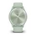 Garmin vívomove Sport pouzdro Cool Mint, silikonový řemínek Silver 010-02566-03