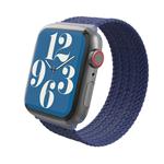 GEAR4 remienok Braided Watch Band pre Apple Watch 42/44/45mm L - Navy Blue ZG705009507