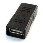 Gembird adaptér - spojka USB 2.0 (F) na USB 2.0 (F), čierny A-USB2-AMFF