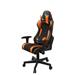 GEMBIRD Gaming chair / herní křeslo SCORPION 04, černá sítovina, oranžová kůže POŠKOZEN OBAL GC-SCORPION-04X#obal