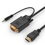 GEMBIRD Kábel HDMI Samec/VGA Samec +3,5mm Jack 3 A-HDMI-VGA-03-10