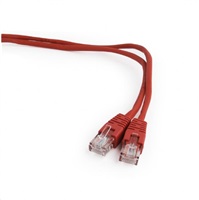 Gembird Patch kábel RJ45, cat. 5e, UTP, 0.5m, červený