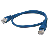 Gembird Patch kábel RJ45, cat. 5e, UTP, 0.5m, modrý