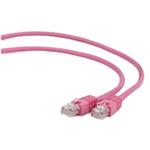 Gembird Patch kábel RJ45, cat. 5e, UTP, 3m, ružový