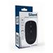 GEMBIRD silent mouse, tichá myš, 1600dpi, bezdrôtová, USB, čierna MUSW-4BS-01