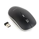 GEMBIRD silent mouse, tichá myš, 1600dpi, bezdrôtová, USB, čierna MUSW-4BS-01