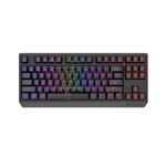 GENESIS herní klávesnice THOR 230/TKL/RGB/Outemu Red/Bezdrátová USB + Bluetooth/US layout/Černá NKG-2106