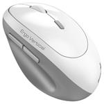 GENIUS Ergo 8350S White Grey/ vertikální/ 2400 dpi/ bezdrátová 2,4GHz+BT 5.3/ 6tlačítek/ Copilot/ tichá/ bíl 31030041401