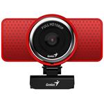 GENIUS webová kamera ECam 8000/ červená/ Full HD 1080P/ USB2.0/ mikrofon 32200001401