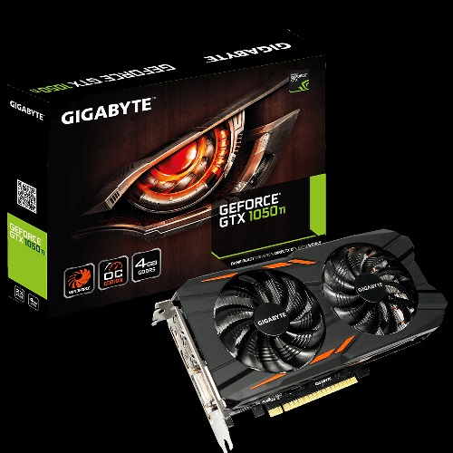 Gigabyte GeForce GTX 1050 Ti Windforce OC 4G, 4GB GDDR5 GV-N105TWF2OC-4GD