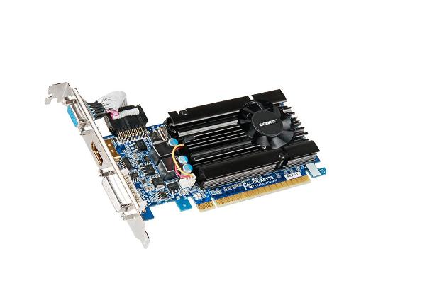 GIGABYTE GT610 2GB (64) aktiv D H Ds D3 GV-N610D3-2GI