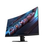 GIGABYTE LCD - 27" Gaming monitor GS27QC, Prohnutý VA 1500R, 2560 x 1440 QHD, 165Hz, 4000:1, 250cd/m2, 1ms, 2xHDMI, 1xD