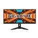 GIGABYTE LCD - 34" Gaming monitor M34WQ, SS IPS, 3440 x 1440 WQHD 21:9, 144Hz, 1000:1, 400cd/m2, 1ms, 2xHDMI, 1xDP