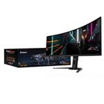 GIGABYTE LCD - 49" Gaming monitor AORUS CO49DQ, OLED, 5120x1440 DQHD 32:9, 144Hz, 1.5M:1, 250cd/m2, 0.03ms, 2xHDMI, 1xD