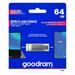 GOODRAM Flash Disk 64GB ODA3, USB 3.2, stříbrná ODA3-0640S0R11