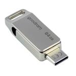 GOODRAM Flash Disk 64GB ODA3, USB 3.2, stříbrná ODA3-0640S0R11