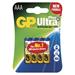 GP AAA Ultra Plus, alkalická - 4 ks