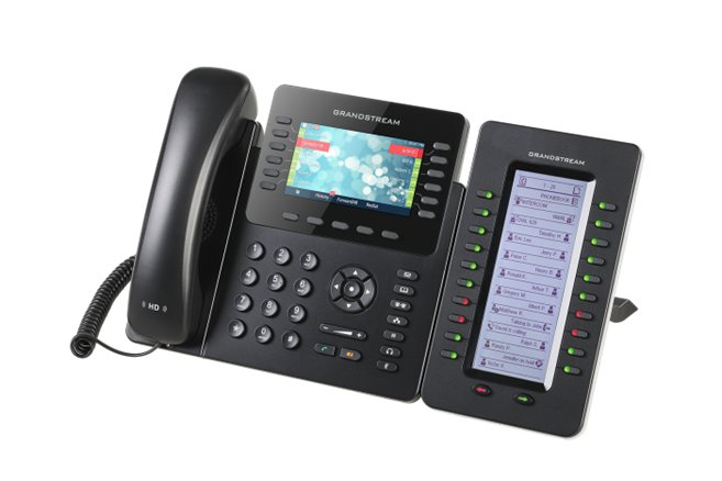 Grandstream VoIP telefon - GXP2170, 6 SIP, 2xGIGA, POE, HD audio, 4.3" color LCD, 480x272, Bluetooth