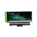 Green Cell Battery VGP-BPS13 VGP-BPS21A VGP-BPS21B for Sony Vaio VGN-FW PCG-31311M 3C1M 81112M 81212M (Black) SY03