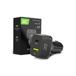 Green Cell Nabíječka do auta USB-C 48W (Power Delivery 30W, QC 3.0) CAD33