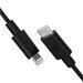 Griffin kábel USB-C to Lightning Cable premium 1.8m - Black GP-067-BLK