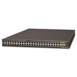 GS-4210-48T4S switch L2/L4, 48x 1000Base-T, 4x SFP, Web/SNMPv3, VLAN, QoS, IPv6, fanless