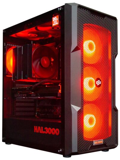 HAL3000 Online Gamer / AMD Ryzen 5 7600/ 32GB DDR5/ RTX 4070/ 1TB PCIe SSD/ WiFi/ W11 PCHS2651