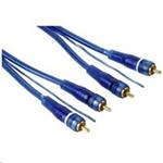 Hama RCA (phono) Cable, 2 RCA Plugs - 2 RCA Plugs, with remote, 5m, blue 62417