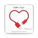 Happy Plugs kabel Lightning to USB Charge/Sync (2.0m) - Red 9901